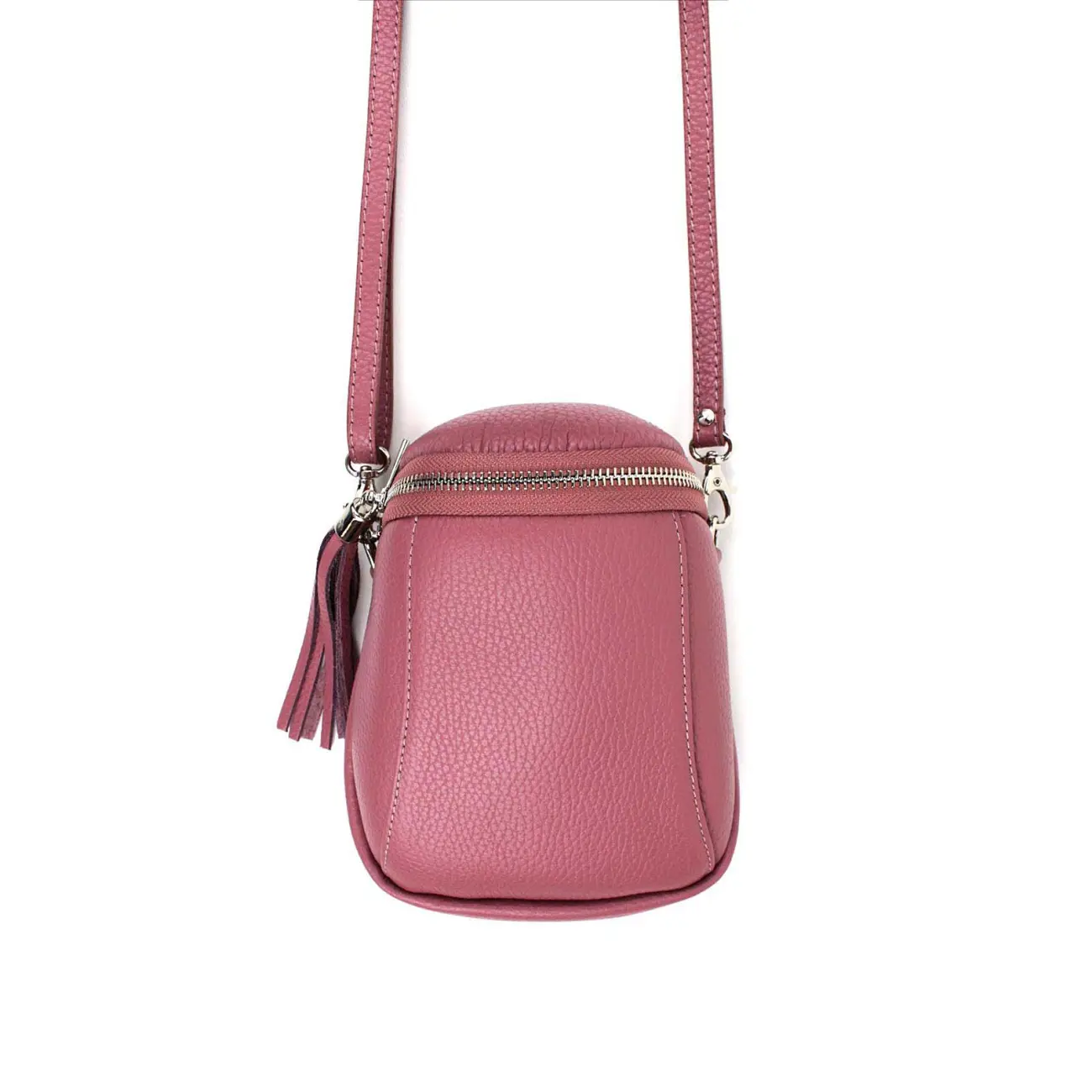Made in Italy Damen Leder Tasche Umhängetasche Schultertasche Handytasche Geldtasche Ledertasche Crossbody Abendtasche Mini Bag Exklusive Angebote