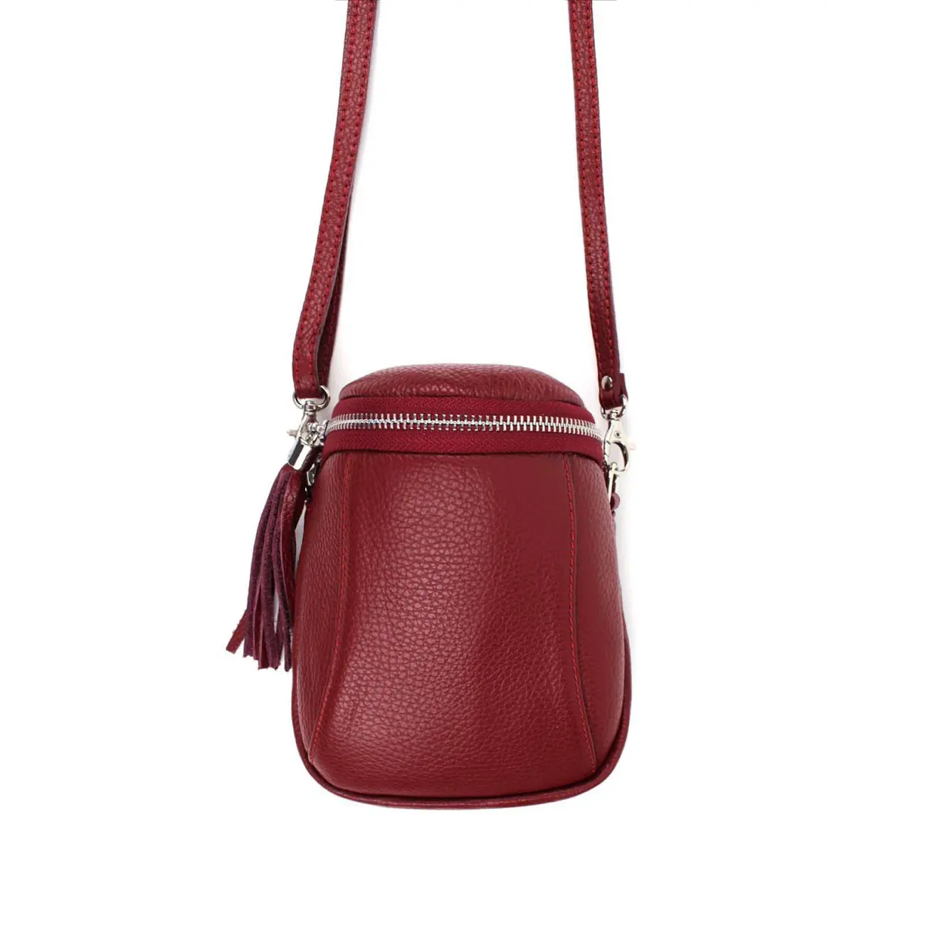 Made in Italy Damen Leder Tasche Umhängetasche Schultertasche Handytasche Geldtasche Ledertasche Crossbody Abendtasche Mini Bag Exklusive Angebote