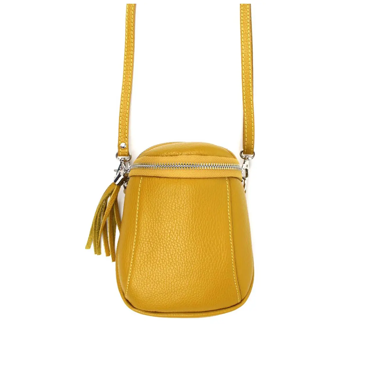Made in Italy Damen Leder Tasche Umhängetasche Schultertasche Handytasche Geldtasche Ledertasche Crossbody Abendtasche Mini Bag Exklusive Angebote