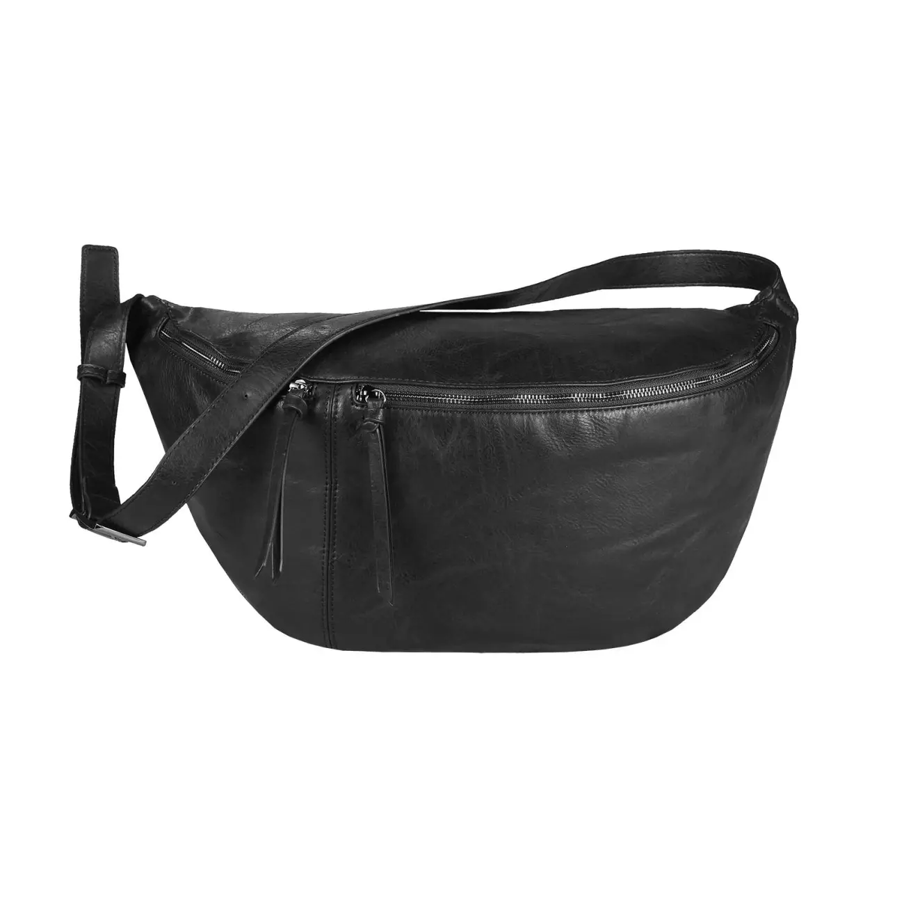 XXL Tasche Bauchtasche Hüfttasche Crossbody Schultertasche Umhängetasche Kunstleder Gürteltasche Crossover Slingntasche Unisex Bag Große Rabatte