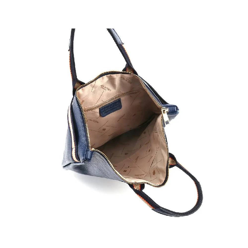 OBC Made in Italy XXL Damen Leder Rucksack Tasche Shopper Handtasche Schultertasche Cityrucksack Daypack Ledertasche Freizeitrucksack Neuheiten