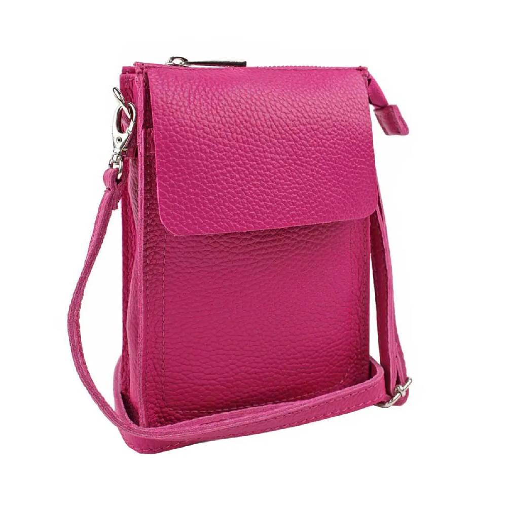 OBC Made in Italy Damen Leder Smartphone Tasche Schultertasche Handytasche Minibag Umhängetasche Geldtasche Ledertasche Crossbody Abendtasche Tägliche Deals