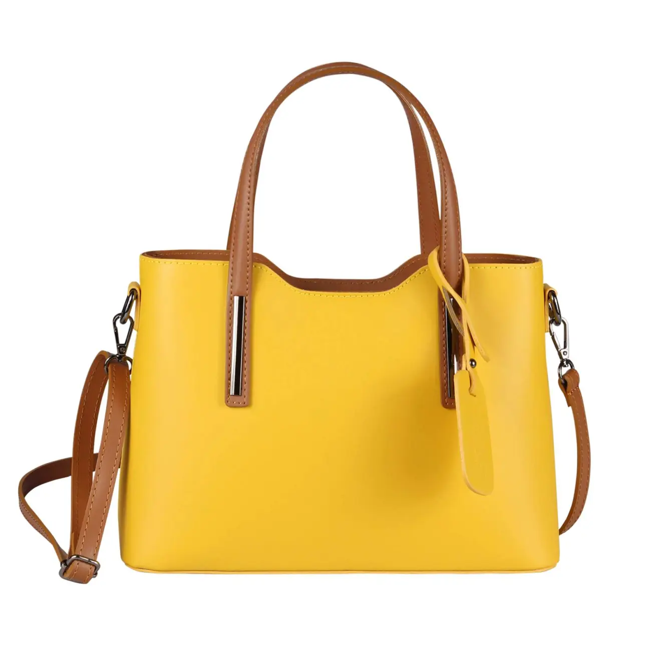 OBC MADE IN ITALY DAMEN Echt LEDER TASCHE Business Shopper Schultertasche Handtasche Ledertasche Umhängetasche Rindsleder Freizeittasche VIP-Rabatte