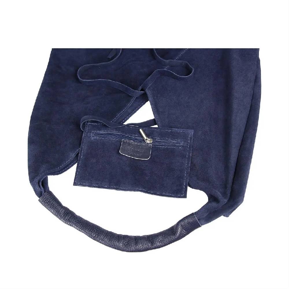 OBC Made in Italy Damen XXL Leder Tasche Handtasche Wildleder Shopper Schultertasche Super Sparpreis