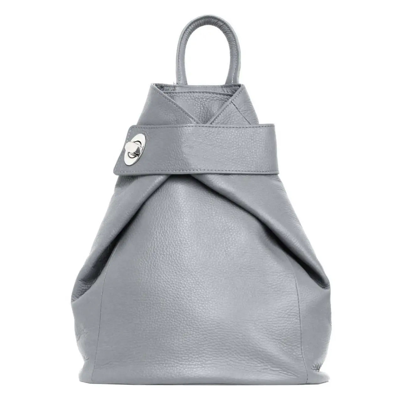 OBC Made in Italy Damen echt Leder Rucksack Daypack Lederrucksack Tasche Schultertasche Ledertasche Handgepäck Nappaleder Reiserucksack Shopper Kostenlose Rückgabe