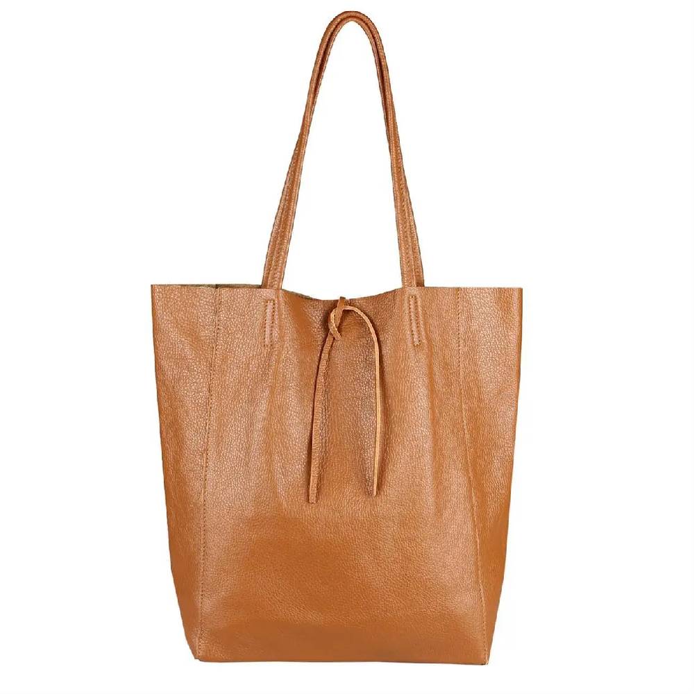 OBC Made in Italy DAMEN LEDER TASCHE DIN-A4 Shopper Schultertasche Henkeltasche Tote Bag Begrenzte Freigabe