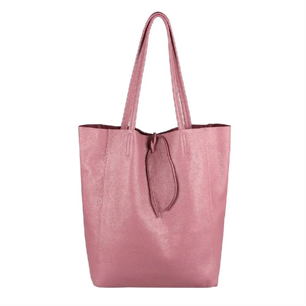 OBC Made in Italy DAMEN LEDER TASCHE DIN-A4 Shopper Schultertasche Henkeltasche Tote Bag Begrenzte Freigabe