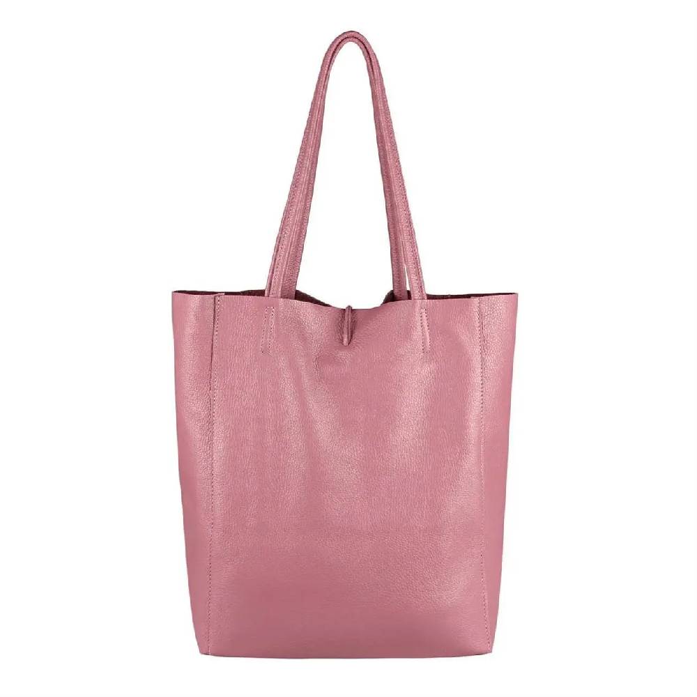 OBC Made in Italy DAMEN LEDER TASCHE DIN-A4 Shopper Schultertasche Henkeltasche Tote Bag Begrenzte Freigabe