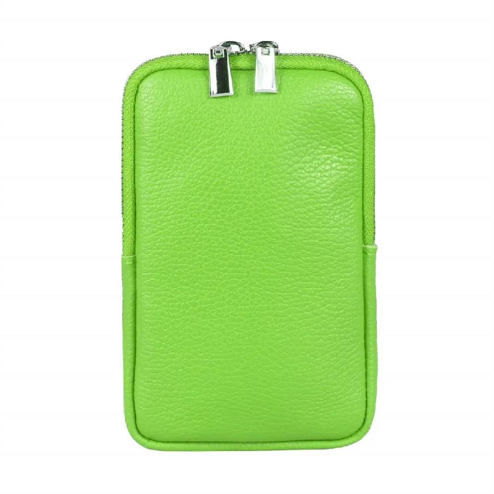 OBC Made in Italy Damen Leder Smartphone Tasche Umhängetasche Schultertasche Handytasche Minibag Geldtasche Ledertasche Crossbody Abendtasche JETZT KAUFEN