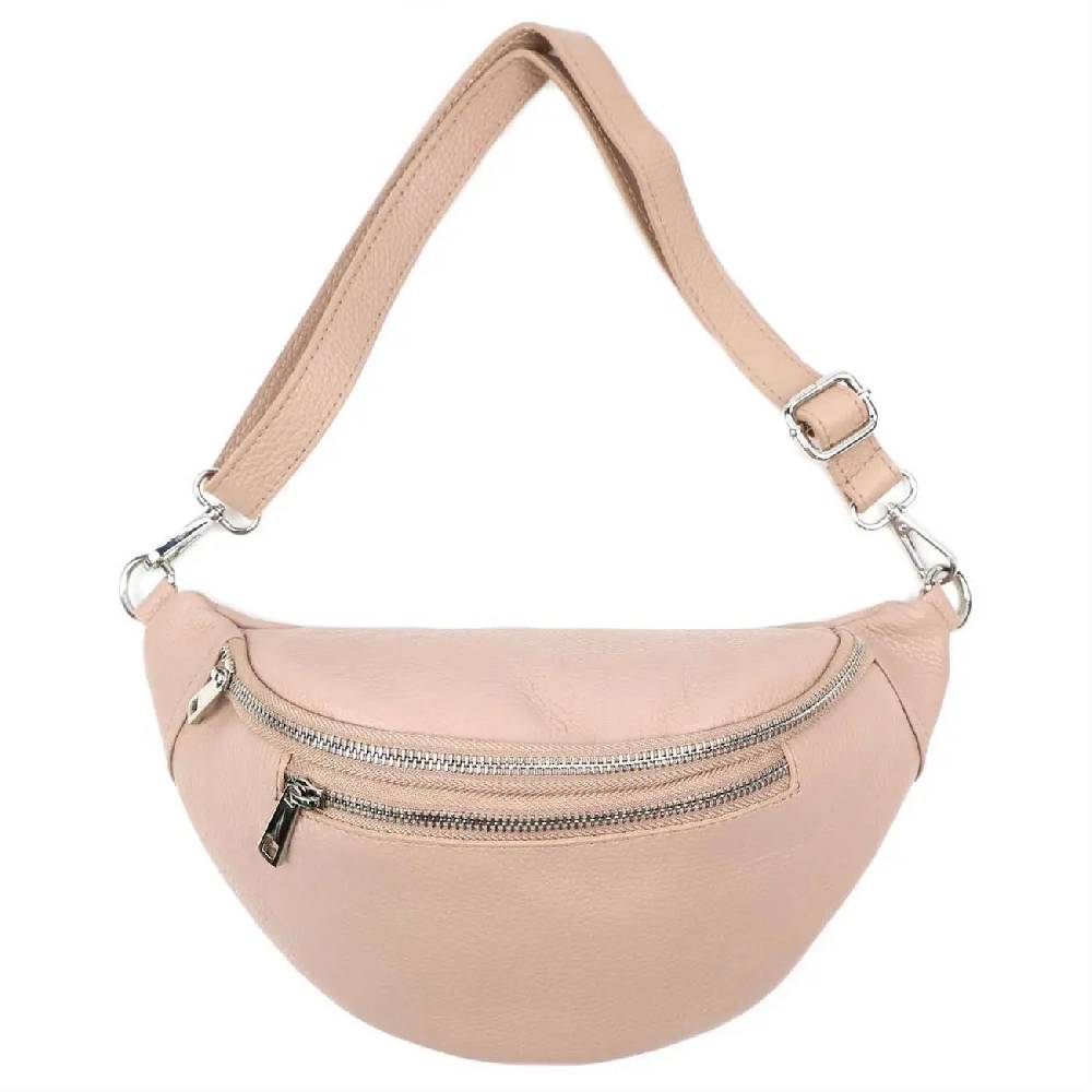 OBC MADE IN ITALY DAMEN LEDER TASCHE Gürteltasche Crossbody Hüfttasche Bauchtasche Umhängetasche Schultertasche Brusttasche CrossOver Ledertasche Bodybag Zeitbegrenzte Promotion