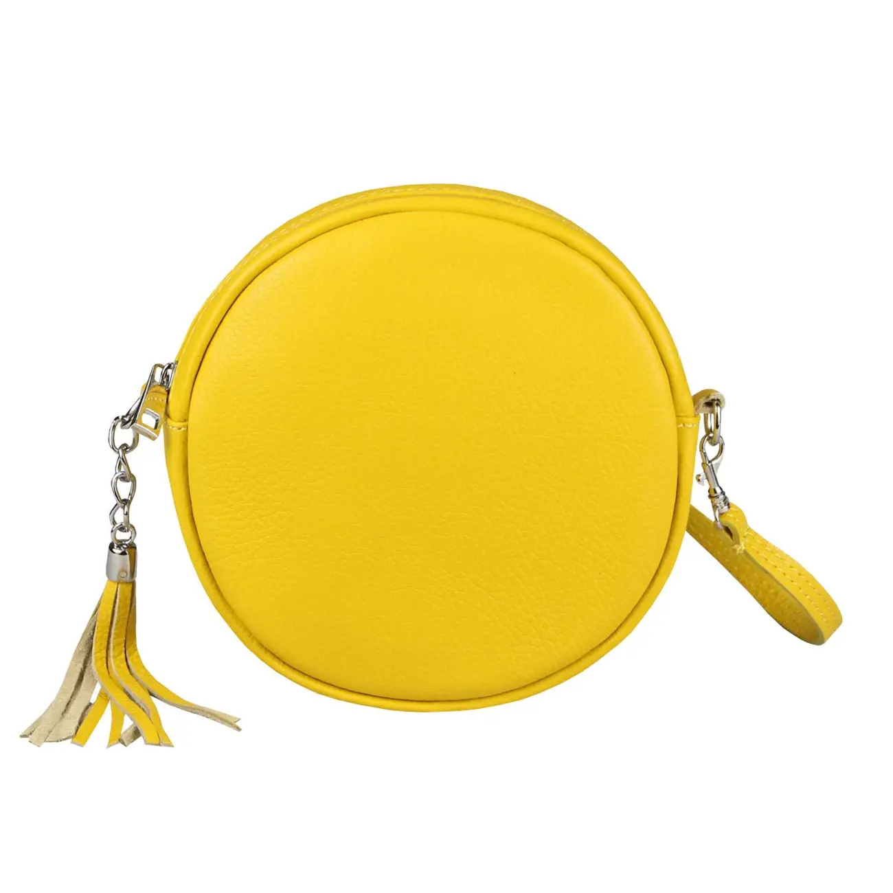 OBC Made in Italy Damen ECHT Leder Tasche Crossbody Runde Schultertasche City Bag Crossover Umhängetasche Clutch Ledertasche Damentasche Minibag Bis zu 60% Rabatt