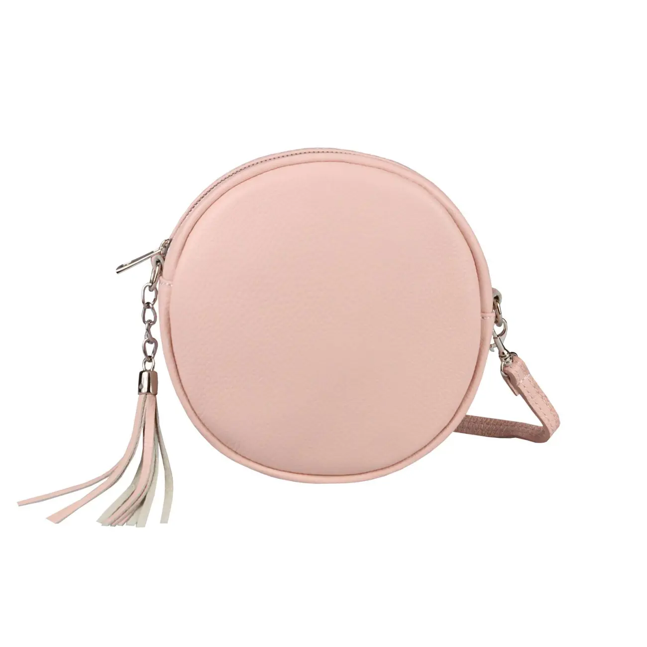 OBC Made in Italy Damen ECHT Leder Tasche Crossbody Runde Schultertasche City Bag Crossover Umhängetasche Clutch Ledertasche Damentasche Minibag Bis zu 60% Rabatt