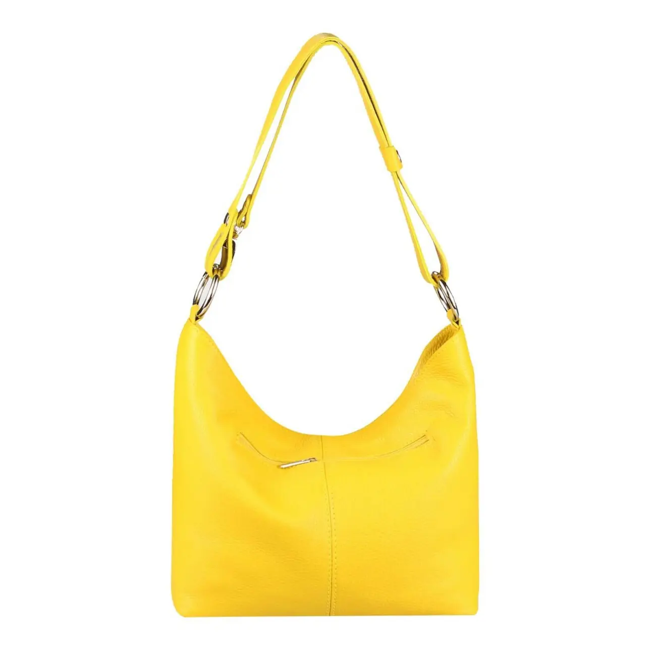 MADE IN ITALY DAMEN LEDER TASCHE Shopper Schultertasche Umhängetasche Hobo Bag Handtasche CrossOver Ledertasche Henkeltasche sub25 Nur für heute