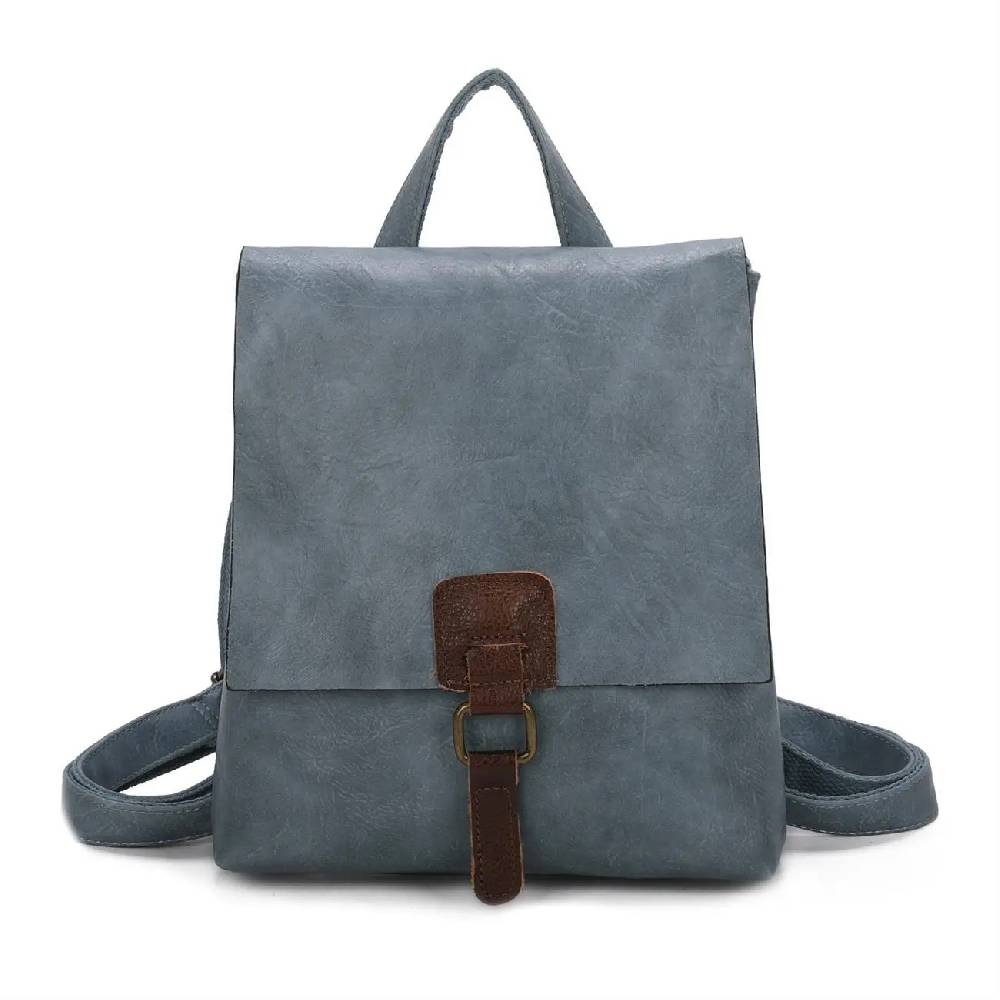 OBC Damen Rucksack Tasche Crossbody Handtasche Messenger Schultertasche Umhängetasche Shopper Vintage Kuriertasche Überschlagtasche Leder Optik Vierteljährliche Förderung