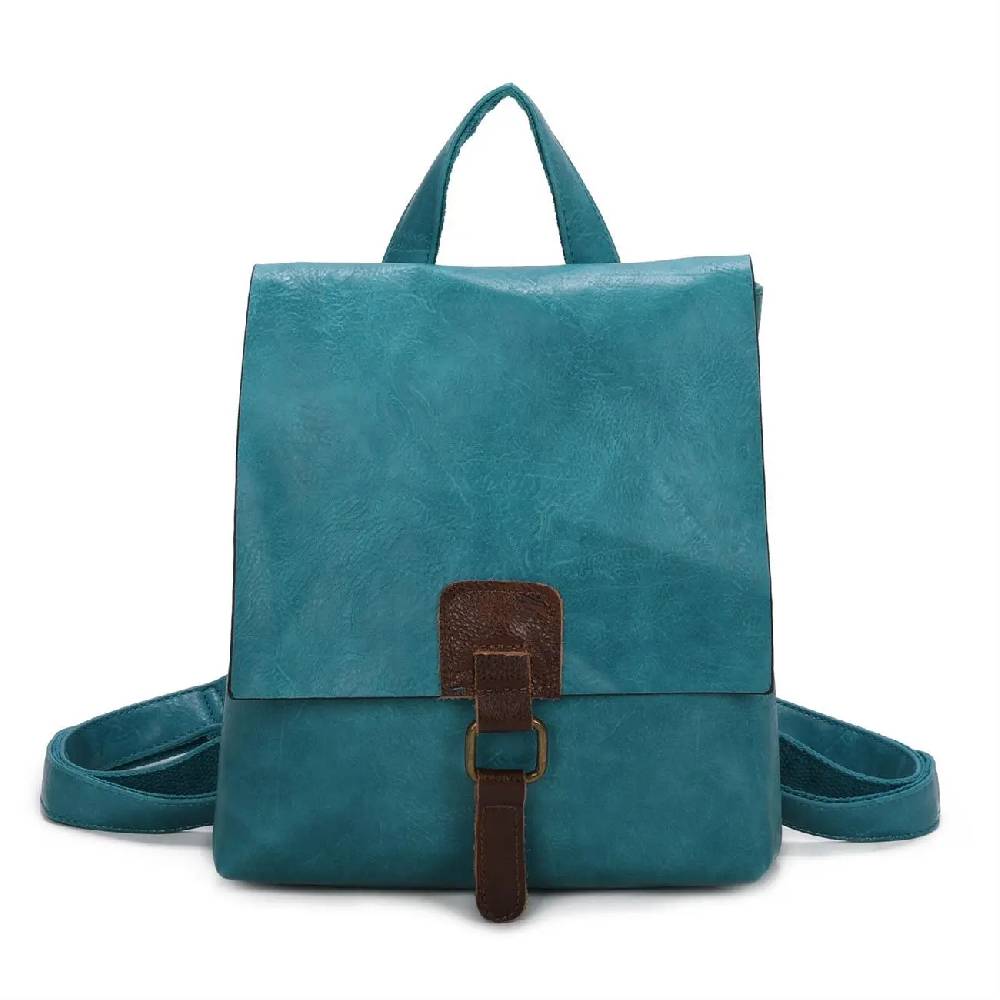 OBC Damen Rucksack Tasche Crossbody Handtasche Messenger Schultertasche Umhängetasche Shopper Vintage Kuriertasche Überschlagtasche Leder Optik Vierteljährliche Förderung