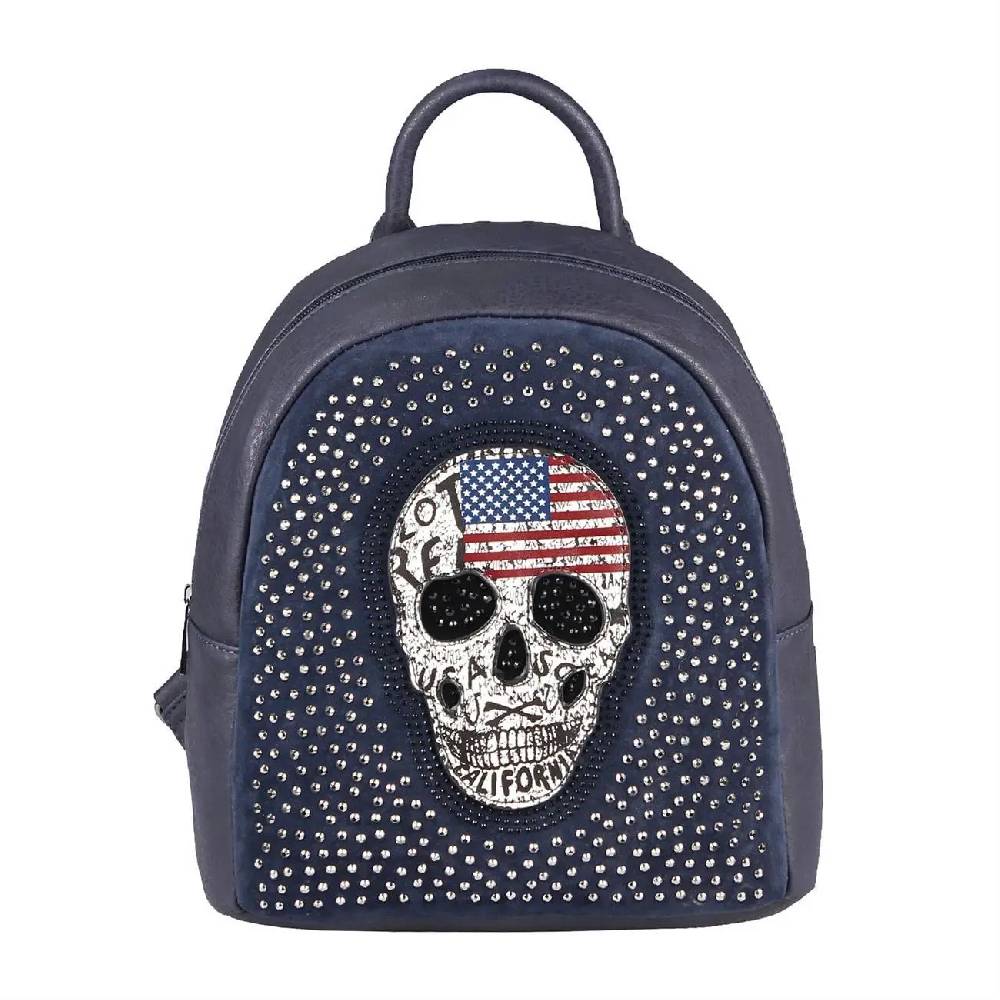 OBC Damen Totenkopf Skull Tasche Schultertasche Rucksack Umhängetasche Handtasche Nur noch ein Tag übrig