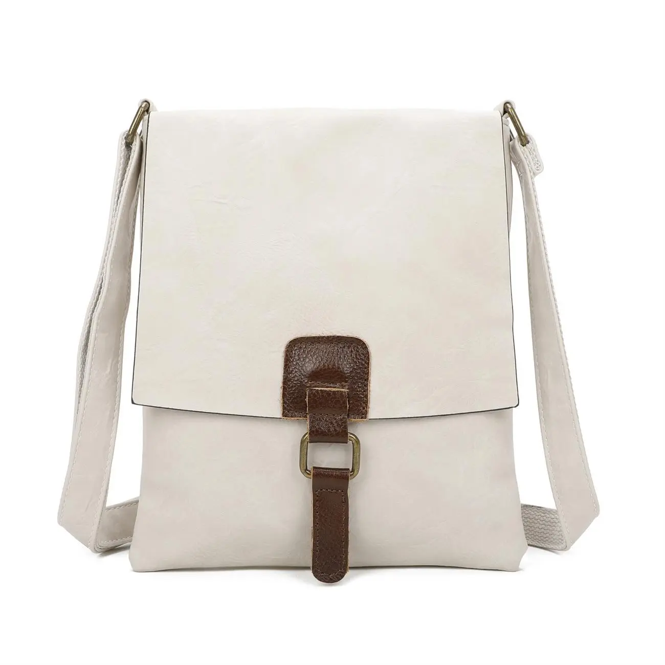 OBC Damen Tasche Crossbody Handtasche Messenger Schultertasche Umhängetasche Shopper Tablettasche bis ca. 7-8 Zoll Überschlagtasche Leder Optik Kostenloser Versand international