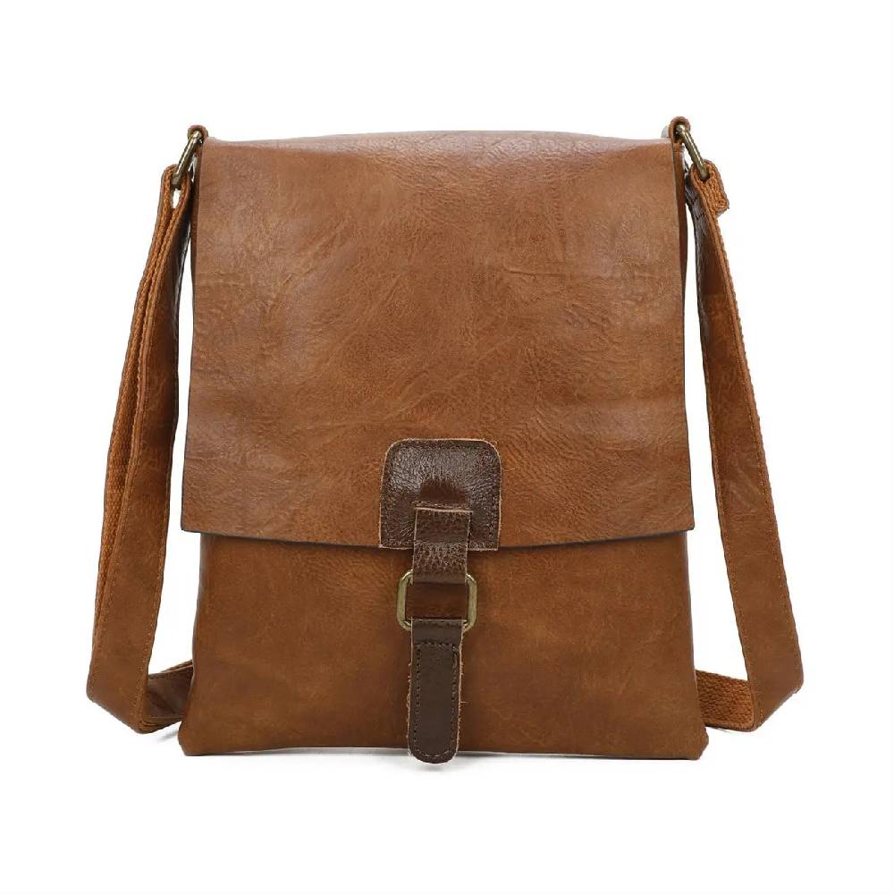 OBC Damen Tasche Crossbody Handtasche Messenger Schultertasche Umhängetasche Shopper Tablettasche bis ca. 7-8 Zoll Überschlagtasche Leder Optik Kostenloser Versand international