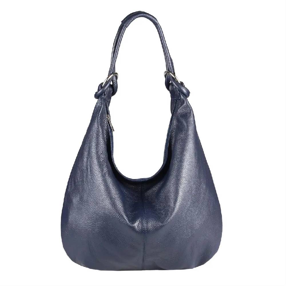 ITALY DAMEN Echt LEDER HAND-TASCHE Schultertasche Shopper Umhängetasche Beuteltasche Metallic Bag 50% Rabatt für begrenzte Zeit