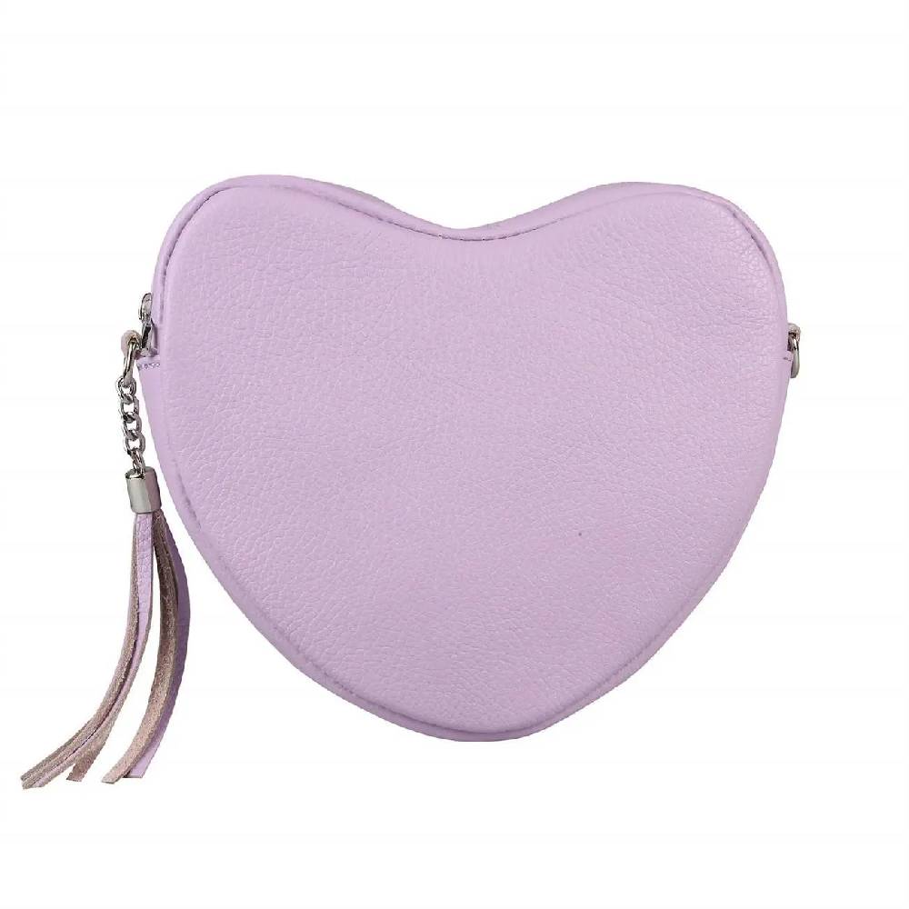 OBC Made in Italy Damen Leder Tasche Crossbody Herztasche Schultertasche Crossover Umhängetasche Clutch Ledertasche Damentasche Hotsell