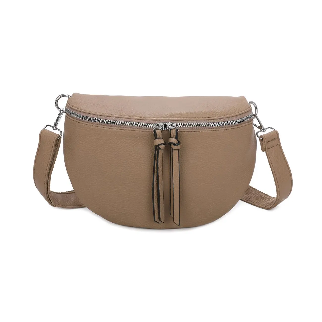 OBC Damen Tasche Gürteltasche Crossbody Hüfttasche Bauchtasche Umhängetasche Cross-Over Bodybag Schultertasche Handytasche Kosmetiktasche Kunst-Leder L155 Schlussverkauf