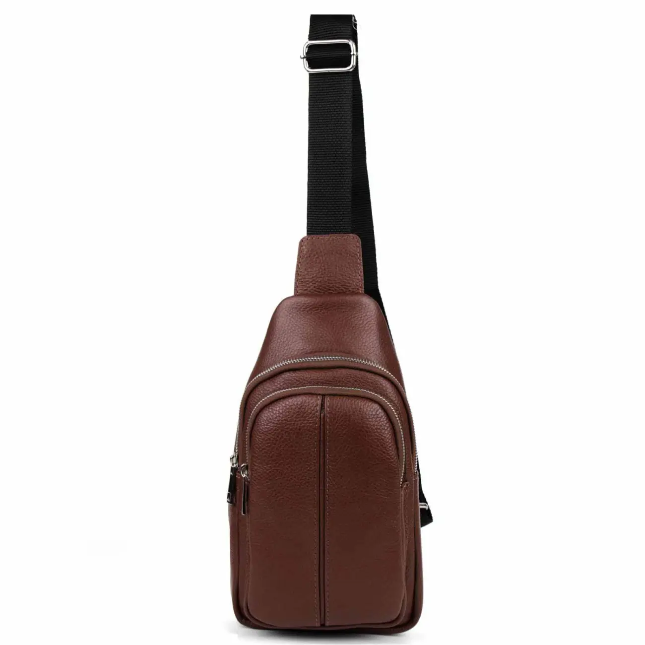 OBC MADE IN ITALY LEDER TASCHE Crossbody Bodybag Sling Rucksack Crossover Schultertasche Brusttasche Umhängetasche Bag damen herren unisex Kostenloser Versand