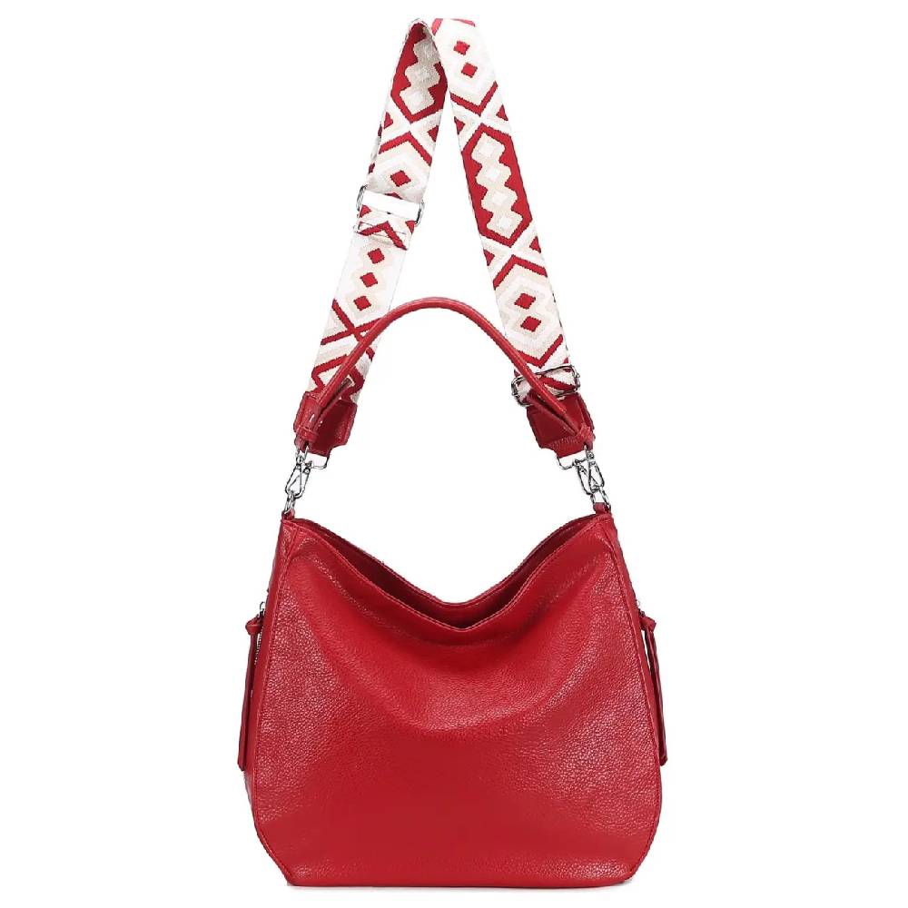 OBC Damen Tasche XXL Shopper Hobo Bag Schultertasche Crossbody Umhängetasche Beuteltasche Handtasche Crossover Leder Optik Rabatt