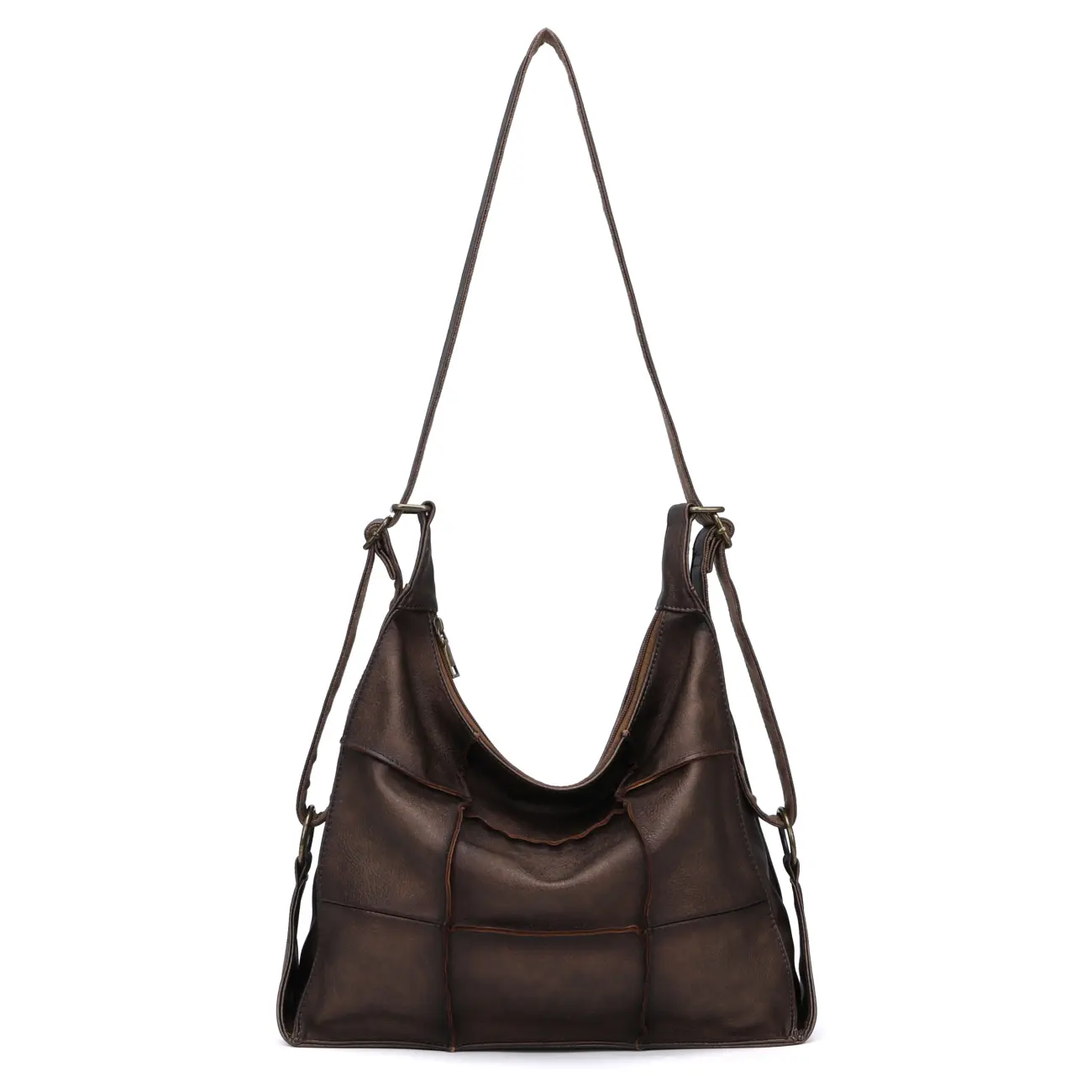 OBC Damen XXL Tasche Shopper Vintage Tote Bag Handtasche Umhängetasche Schultertasche Beuteltasche Leder Optik Reise Hobo Bag Crossbody Günstig kaufen