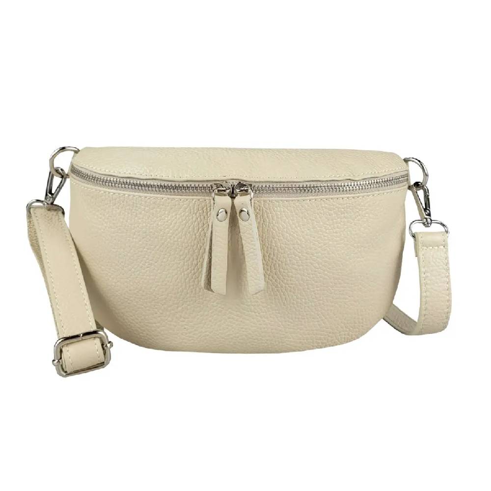 OBC Made in Italy Damen Leder Tasche Handytasche Gürteltasche Crossbody Hüfttasche Bauchtasche Umhängetasche Cross-Over Bodybag Schultertasche Kosmetiktasche Begrenztes Angebot