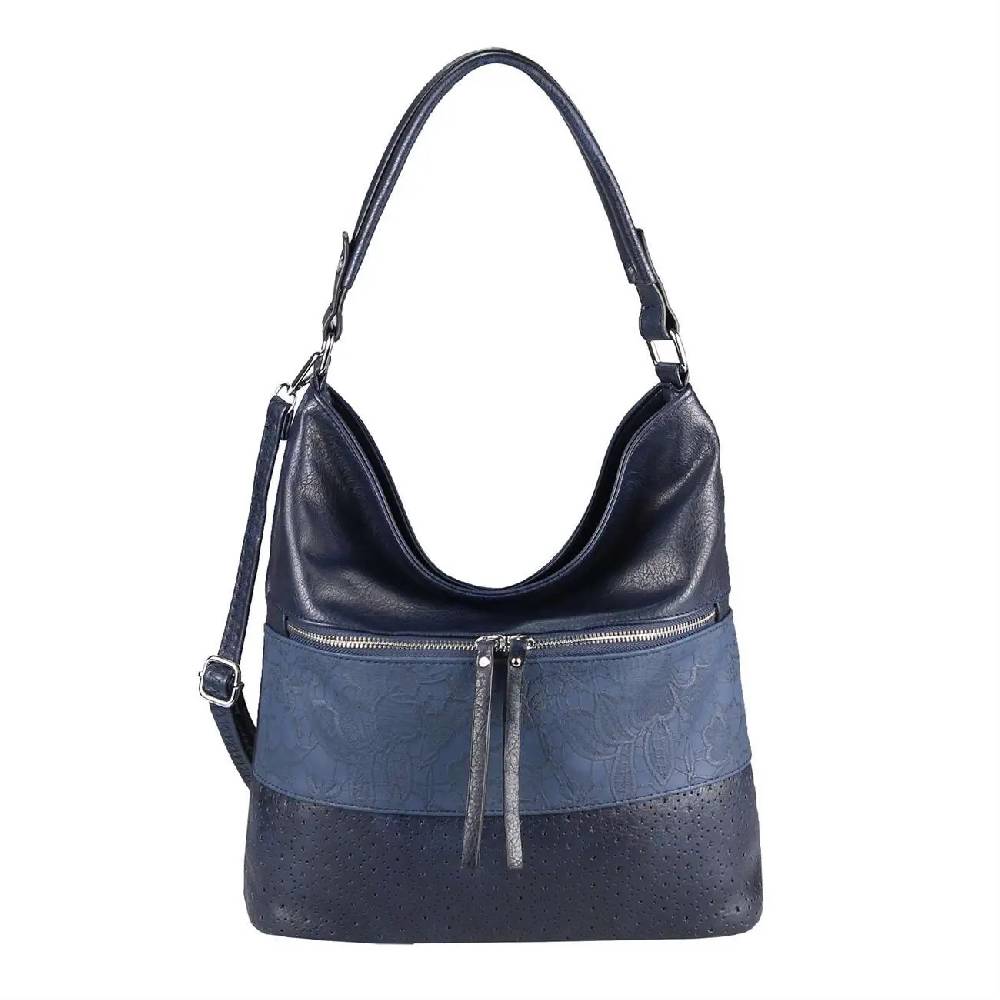 OBC Damen Tasche Blumen Shopper Tote Bag Handtasche Umhängetasche Schultertasche Beuteltasche Leder Optik Hobo Crossbody Muttertagsangebot