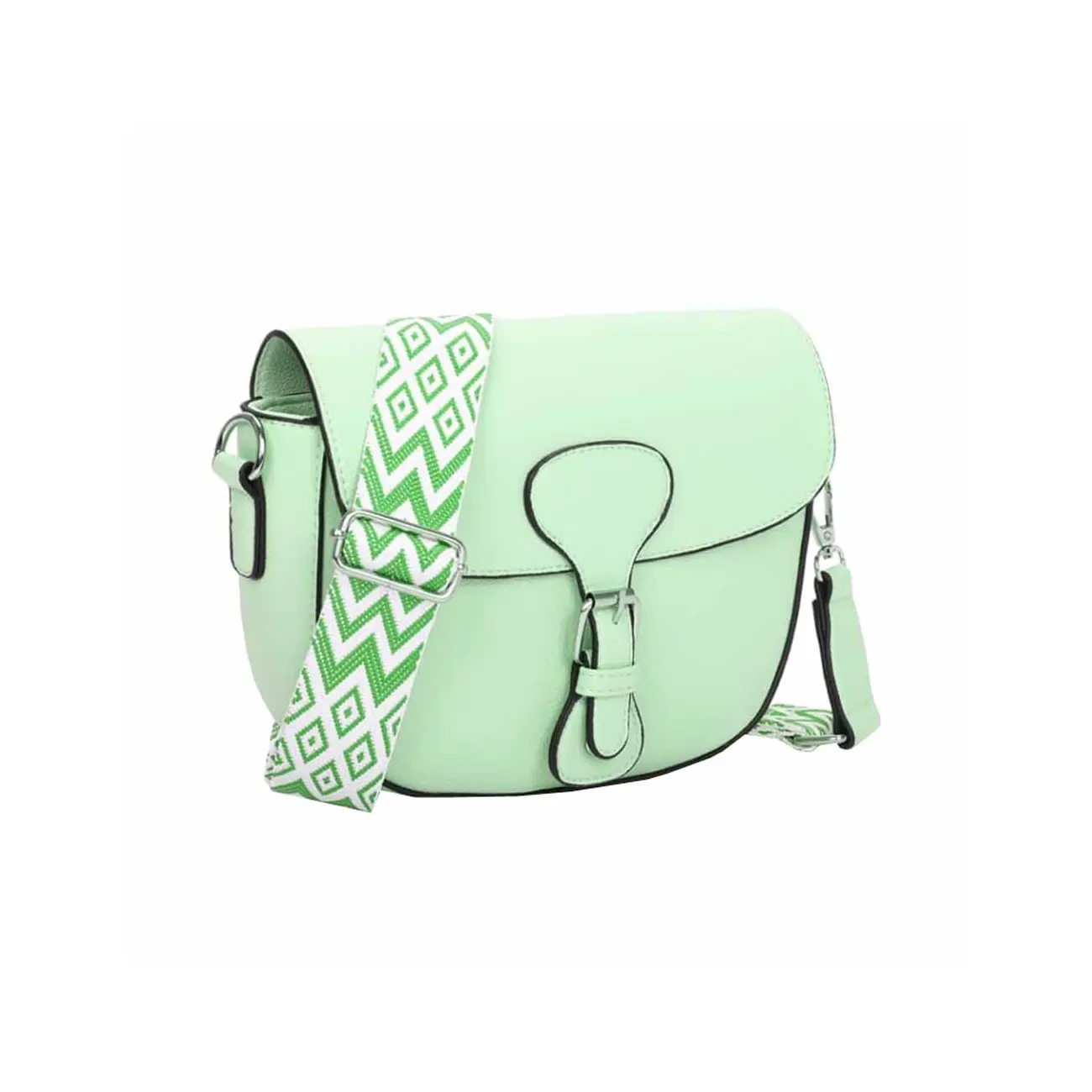 OBC Damen Tasche Schultertasche Crossbody Umhängetasche CrossOver Handtasche Überschlagtasche Bodybag Abend Freizeit Reise Valentinstagsangebot