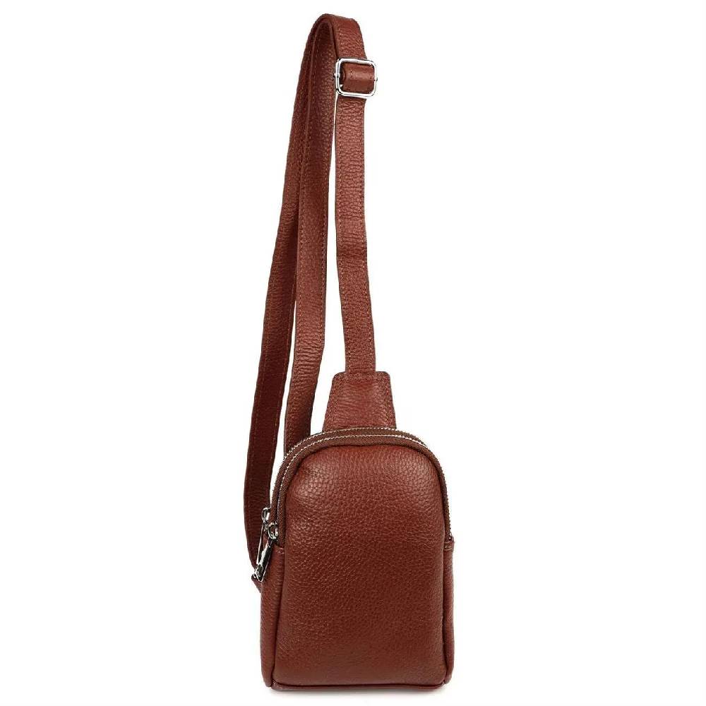 OBC MADE IN ITALY LEDER TASCHE Crossbody Bodybag Sling Rucksack Crossover Schultertasche Brusttasche Umhängetasche Bag damen herren unisex VIP-Rabatte