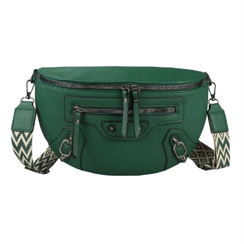 Damen Tasche Gürteltasche Umhängetasche Bodybag Brusttasche Muster Gürtel Bauchtasche Crossbody Hüfttasche Crossover Schultertasche Handytasche Leder Optik Tiefpreis
