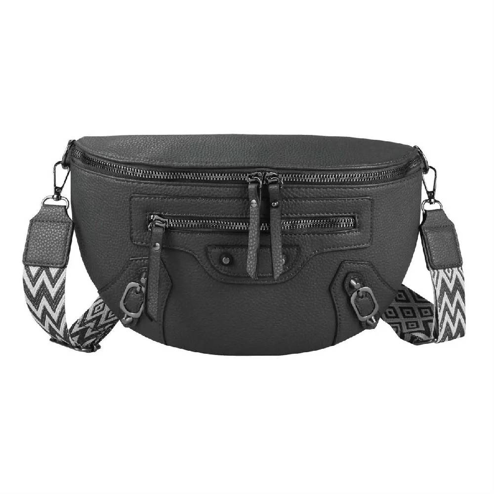 Damen Tasche Gürteltasche Umhängetasche Bodybag Brusttasche Muster Gürtel Bauchtasche Crossbody Hüfttasche Crossover Schultertasche Handytasche Leder Optik Tiefpreis