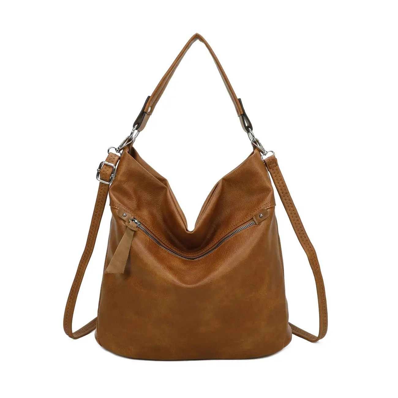OBC DAMEN TASCHE SHOPPER Hobo-Bag Schultertasche Umhängetasche Handtasche CrossOver Damentasche Beuteltasche Henkeltasche Reise Leder Optik JETZT KAUFEN