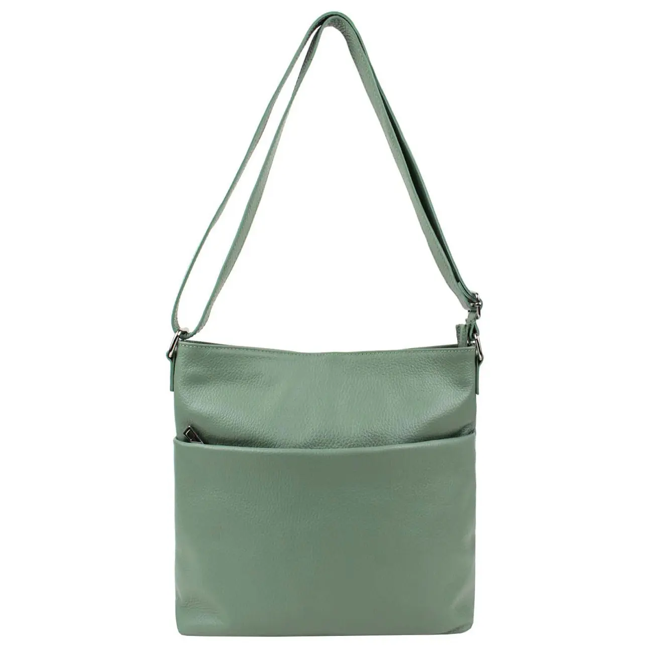 OBC Made in Italy DAMEN LEDER TASCHE Umhängetasche Crossbody Schultertasche City Bag CrossOver Ledertasche Damentasche CrossBag Neueste Stile