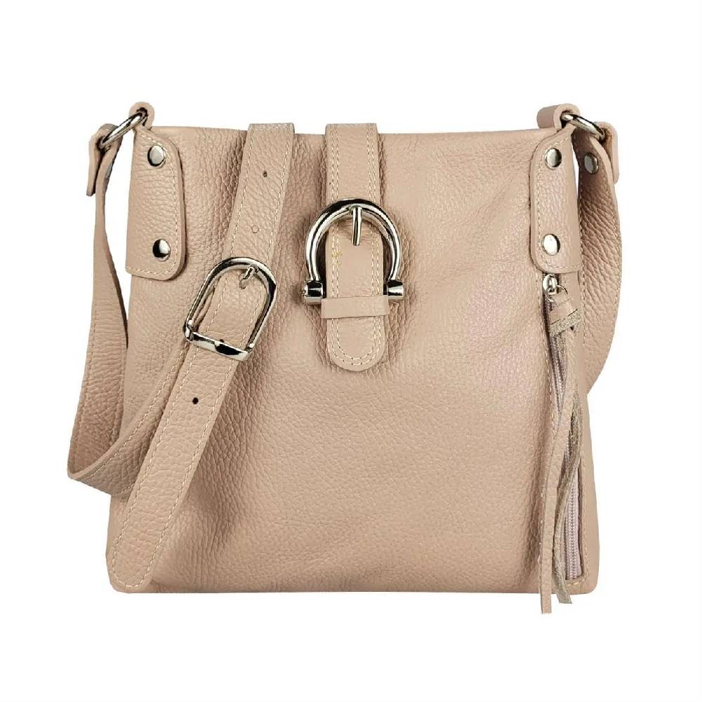 OBC Made in Italy DAMEN LEDER TASCHE Schultertasche CrossOver Handtasche Umhängetasche Bodybag Abendtasche Crossbody Ledertasche Bis zu 50% Rabatt