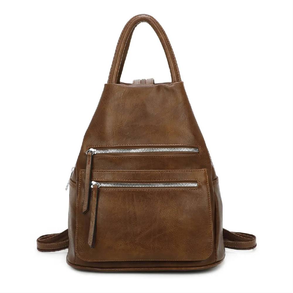 Damen Rucksack Tasche Schultertasche Handtasche Cityrucksack Leder Optik Daypack Tagesrucksack Backpack Freizeitrucksack Arbeitsrucksack Bis zu 65% Rabatt