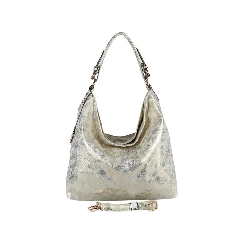 OBC DAMEN METALLIC TASCHE SHOPPER Hobo-Bag Henkeltasche Handtasche Schultertasche CROSS-OVER Umhängetasche Beuteltasche Sonderangebot der Fabrik