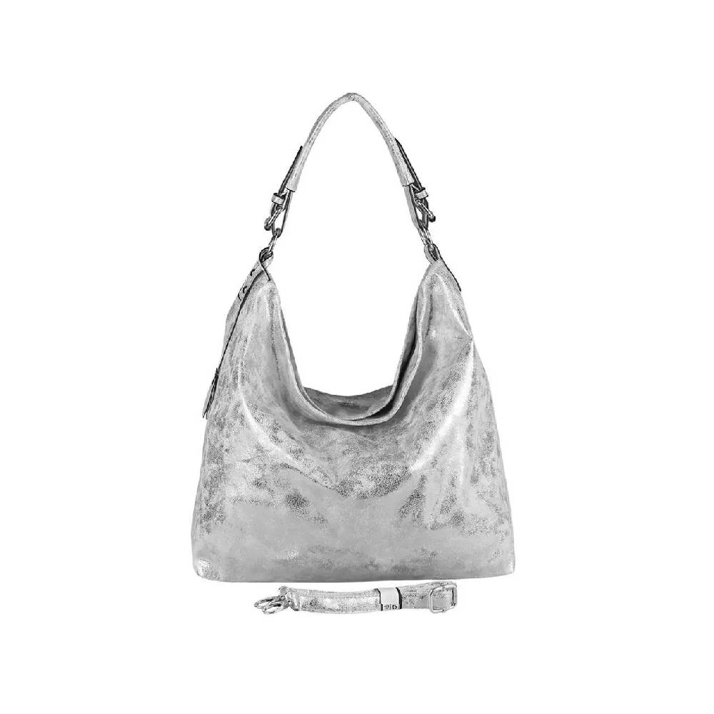 OBC DAMEN METALLIC TASCHE SHOPPER Hobo-Bag Henkeltasche Handtasche Schultertasche CROSS-OVER Umhängetasche Beuteltasche Sonderangebot der Fabrik