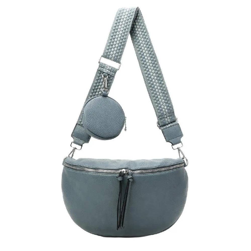 OBC XL Damen Tasche Crossbody Gürteltasche Messenger-Tasche Hüfttasche Bauchtasche Umhängetasche Cross-Over Bodybag Schultertasche Handytasche Leder Optik Discount Store für neue Produkte