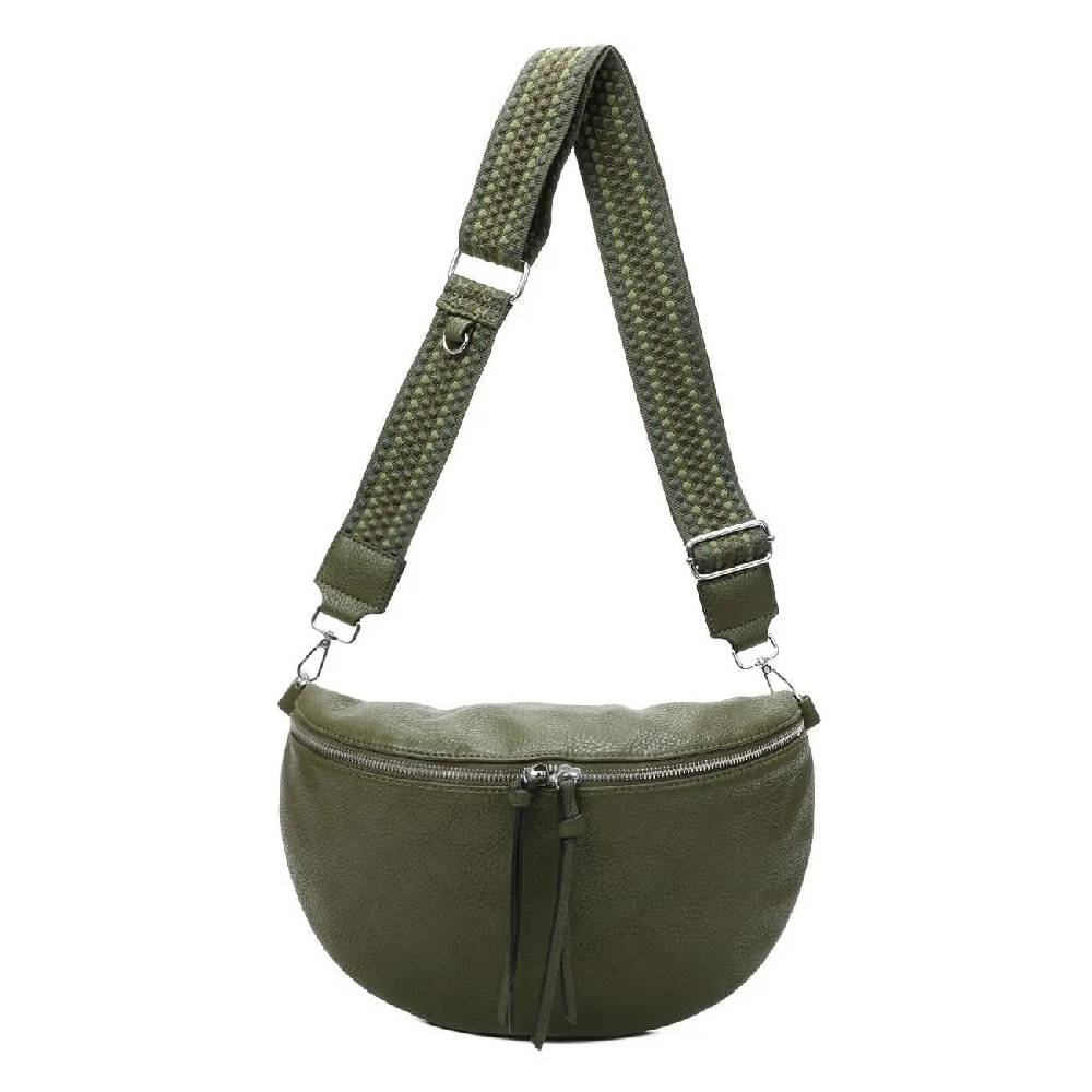 OBC XL Damen Tasche Crossbody Gürteltasche Messenger-Tasche Hüfttasche Bauchtasche Umhängetasche Cross-Over Bodybag Schultertasche Handytasche Leder Optik Discount Store für neue Produkte