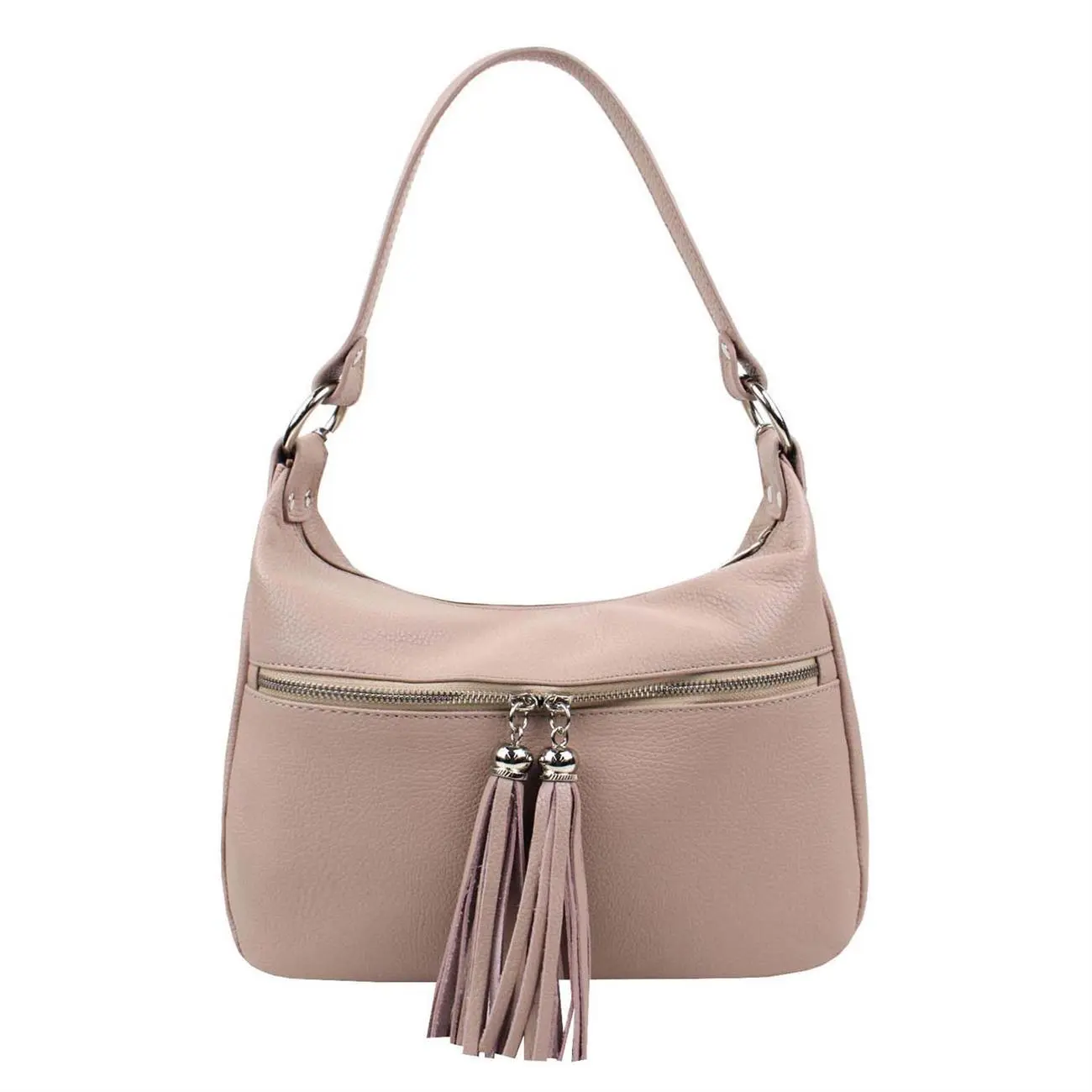 OBC Made in Italy DAMEN LEDER TASCHE Shopper Schultertasche Handtasche Umhängetasche Hobo Bag Umhängetasche Ledertasche Cross-Over Speichern exportieren