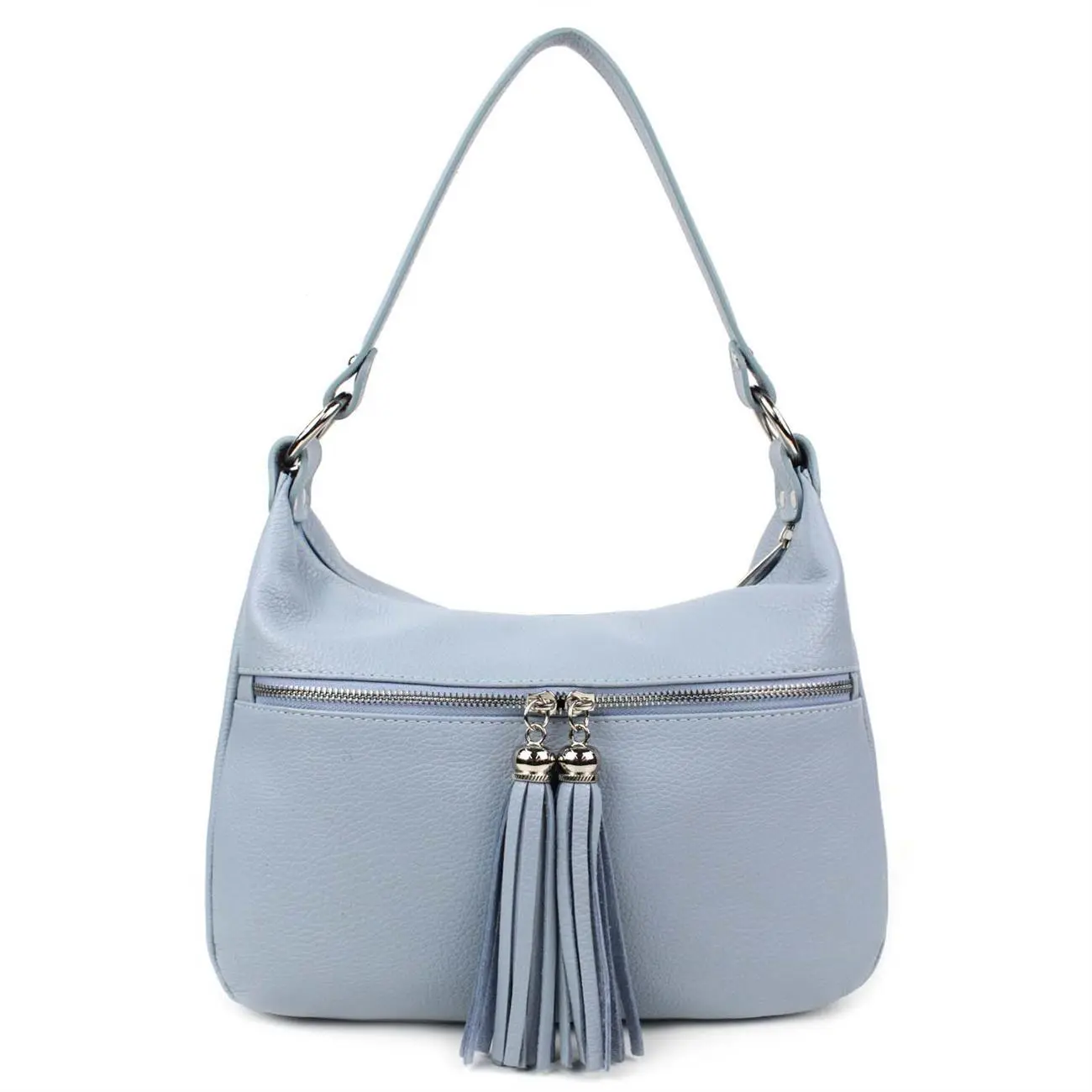 OBC Made in Italy DAMEN LEDER TASCHE Shopper Schultertasche Handtasche Umhängetasche Hobo Bag Umhängetasche Ledertasche Cross-Over Speichern exportieren