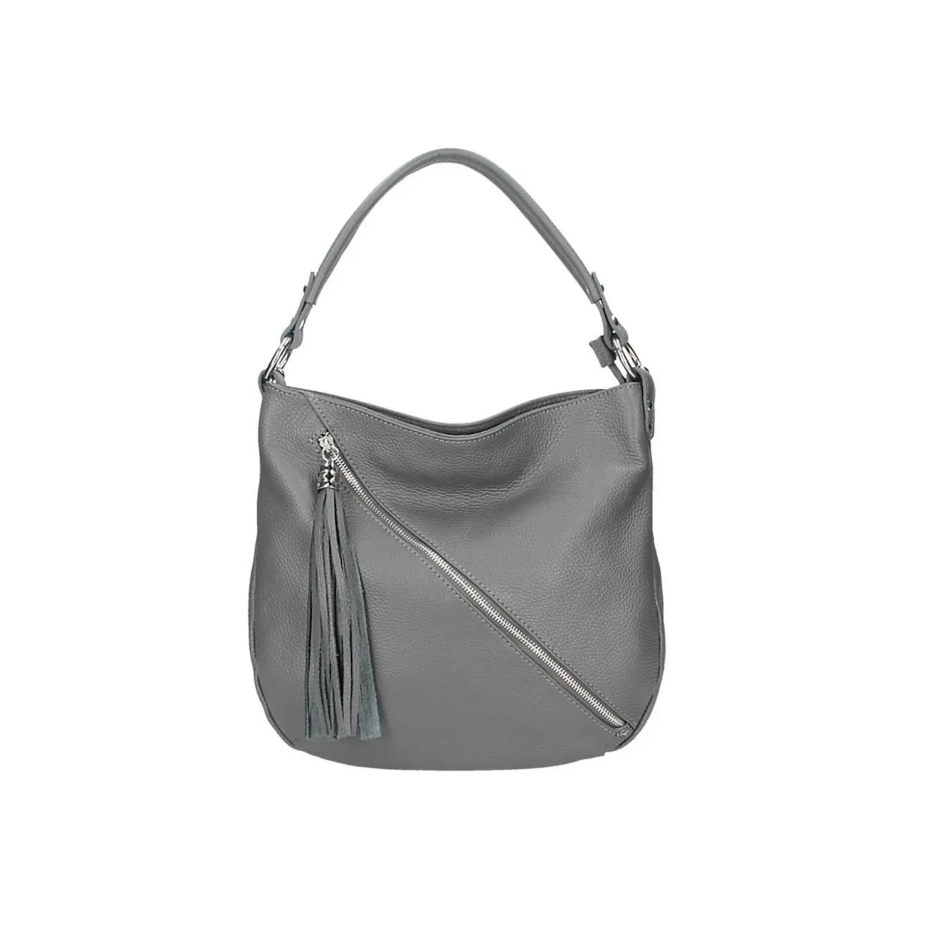 Made in Italy DAMEN LEDER TASCHE Shopper Schultertasche City Bag CrossOver Umhängetasche Henkeltasche Ledertasche Damentasche Fransen Verkauf