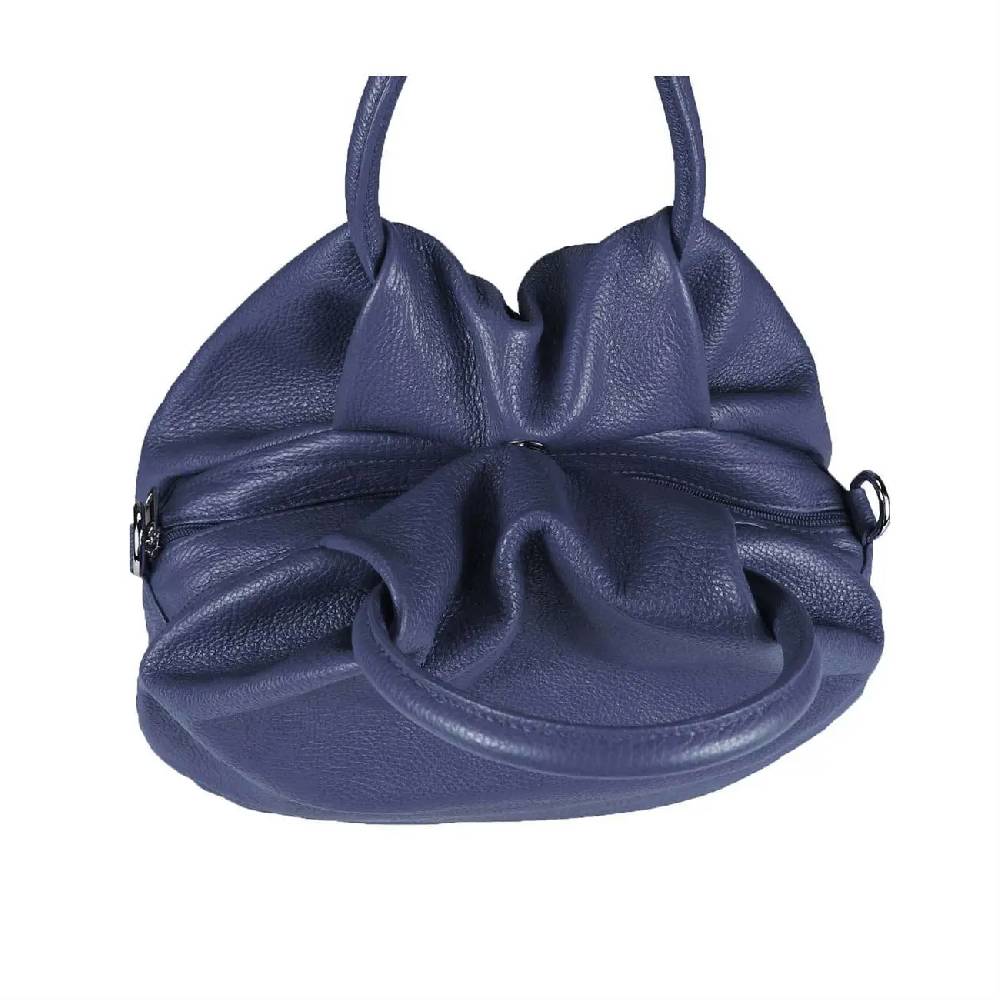 OBC Made in Italy Damen Ledertasche Hobo Bag Shopper Handtasche Umhängetasche Schultertasche Beuteltasche IT11 im Angebot