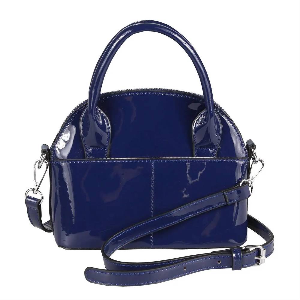 DAMEN MINI TASCHE Schultertasche Umhängetasche Crossbody Lack Leder Optik Abend Günstiger Verkauf
