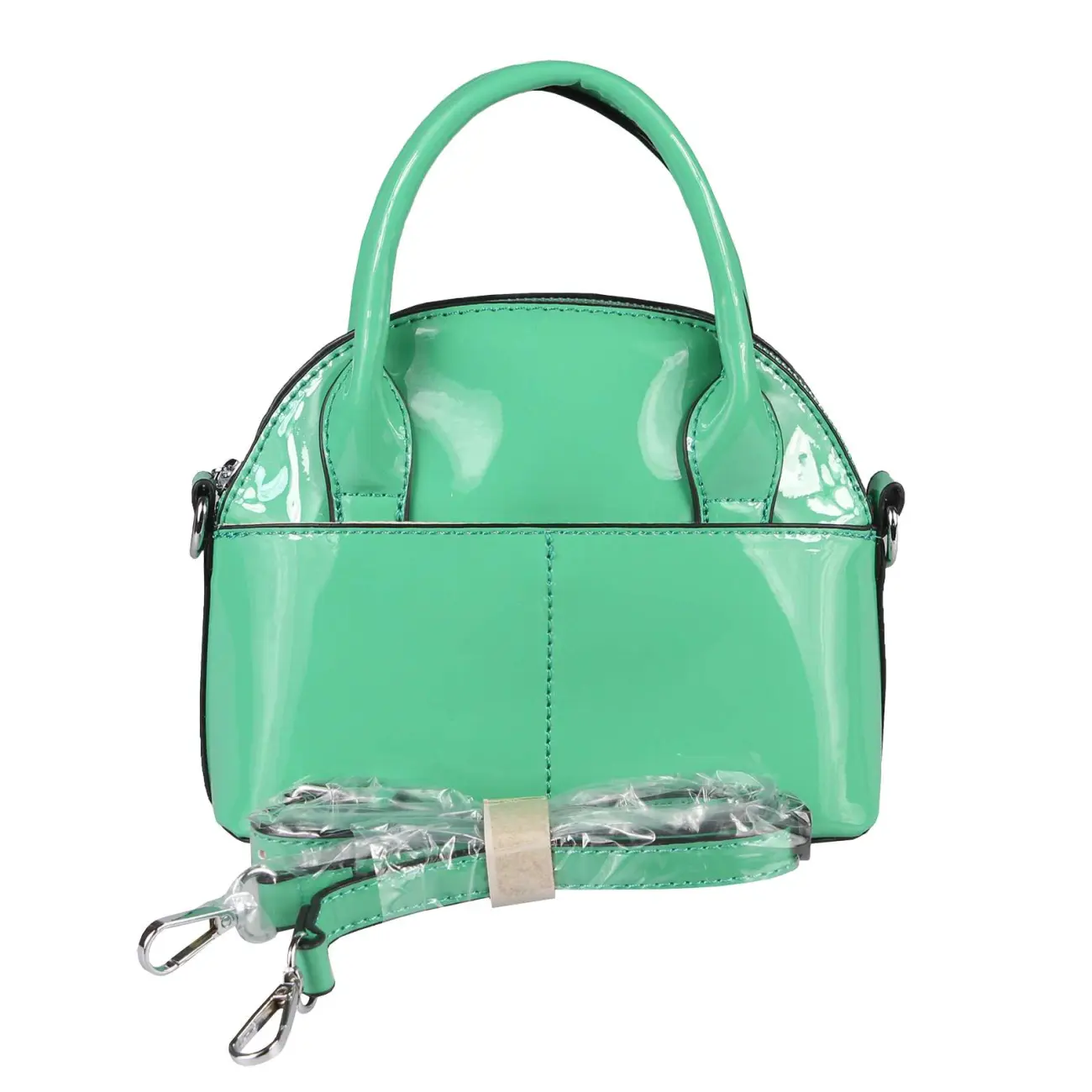 DAMEN MINI TASCHE Schultertasche Umhängetasche Crossbody Lack Leder Optik Abend Günstiger Verkauf