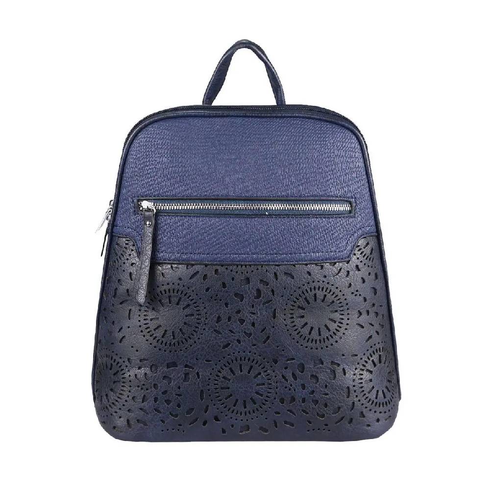 OBC Damen Rucksack Stadtrucksack Backpack Daypack Cityrucksack Leder Optik Tasche Handtasche Shopper Tagesrucksack Crossbag Schultertasche Meist gekauft