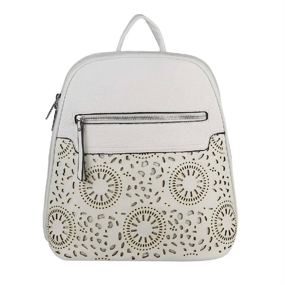 OBC Damen Rucksack Stadtrucksack Backpack Daypack Cityrucksack Leder Optik Tasche Handtasche Shopper Tagesrucksack Crossbag Schultertasche Meist gekauft